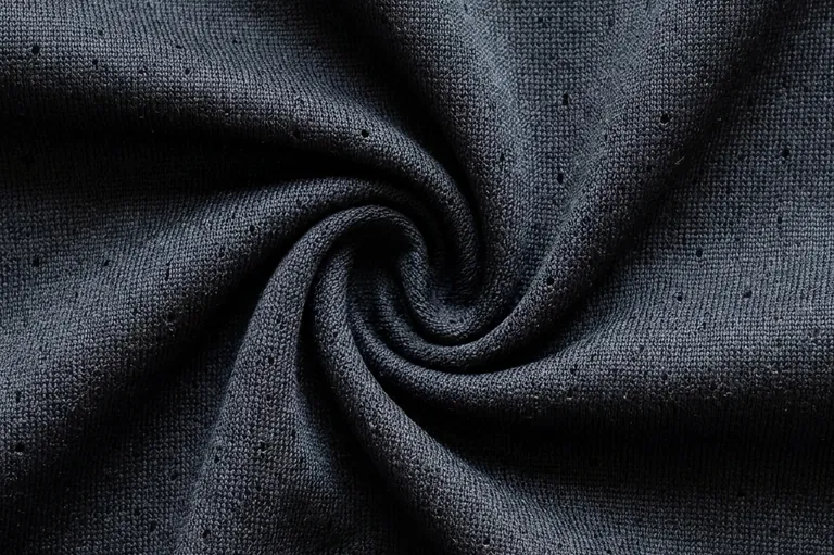 Bird-eye mesh fabric swatch