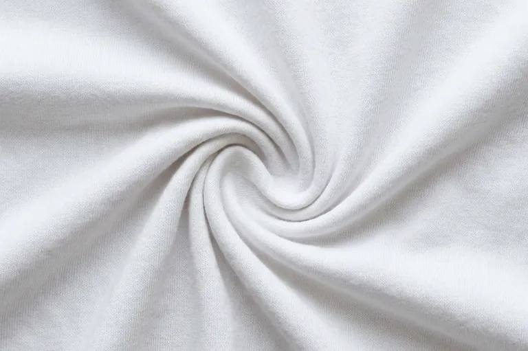 Cotton-rich single jersey fabric swatch
