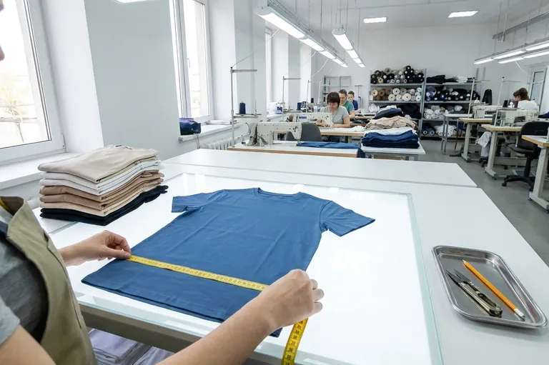 Inspection stage on the Rivexo Athletics factory floor