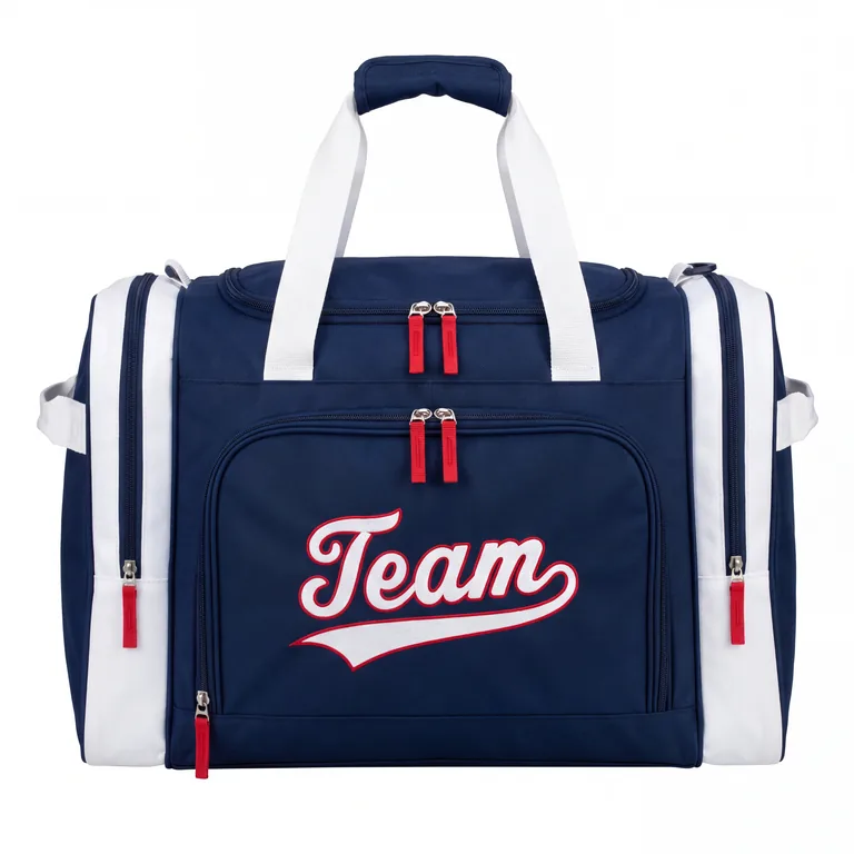 Custom baseball classic equipment bags, front view