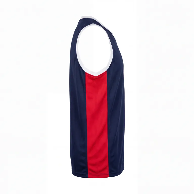 Custom baseball tank game jerseys, right side view