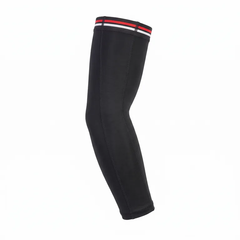 Custom basketball arm sleeves, left side view
