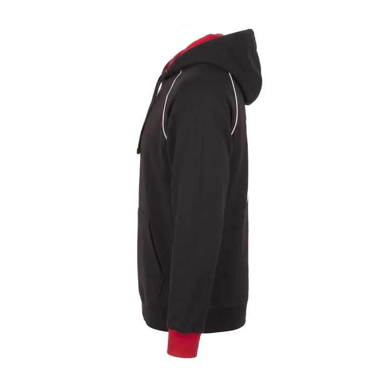 Custom basketball hooded pullovers, right side view