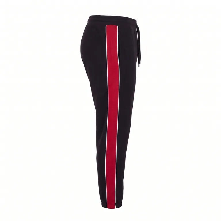Custom basketball team joggers, left side view