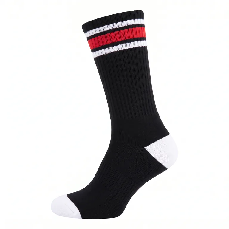 Custom basketball team socks, right side view