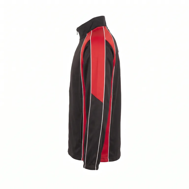 Custom basketball warm-up shooter jackets, right side view