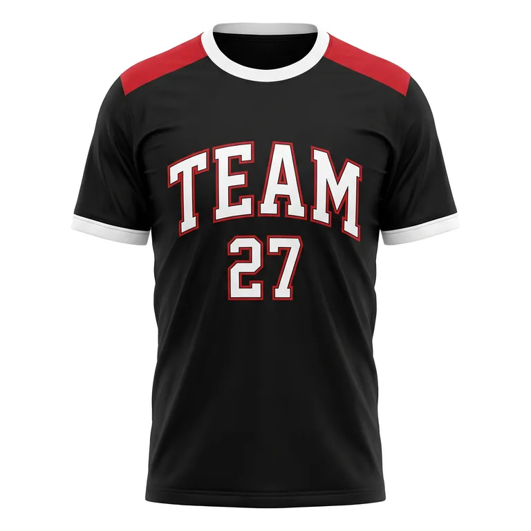 Custom basketball warm-up shooter shirts, front view