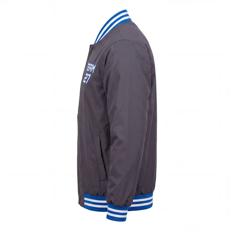 Custom esports bomber jackets, right side view