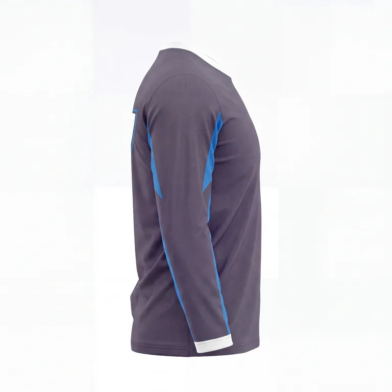 Custom esports long-sleeve player jerseys, right side view