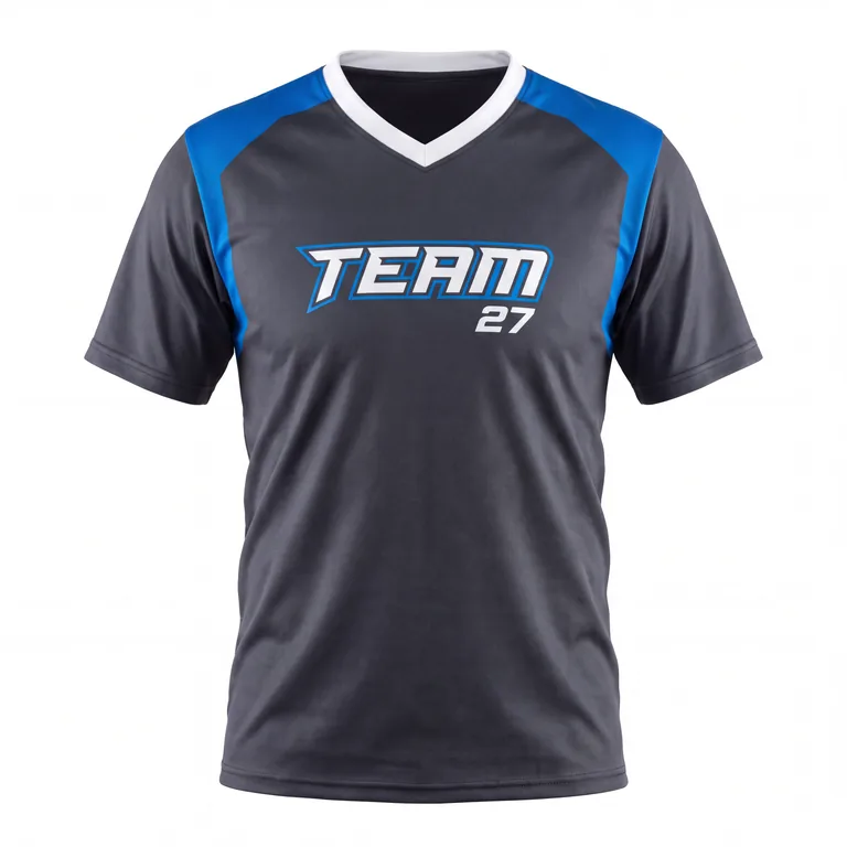 Custom esports short-sleeve player jerseys, front view