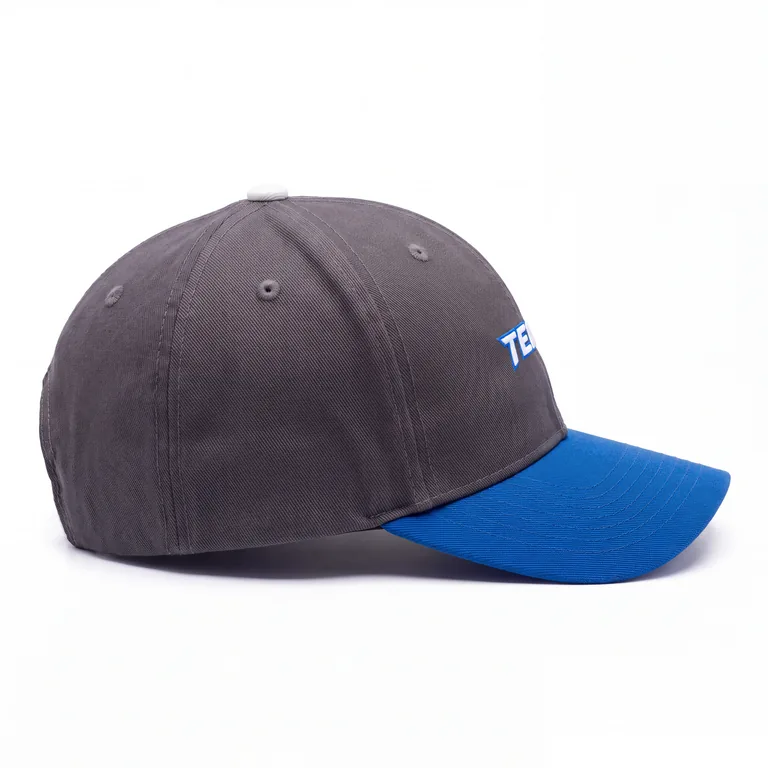 Custom esports team caps, left side view