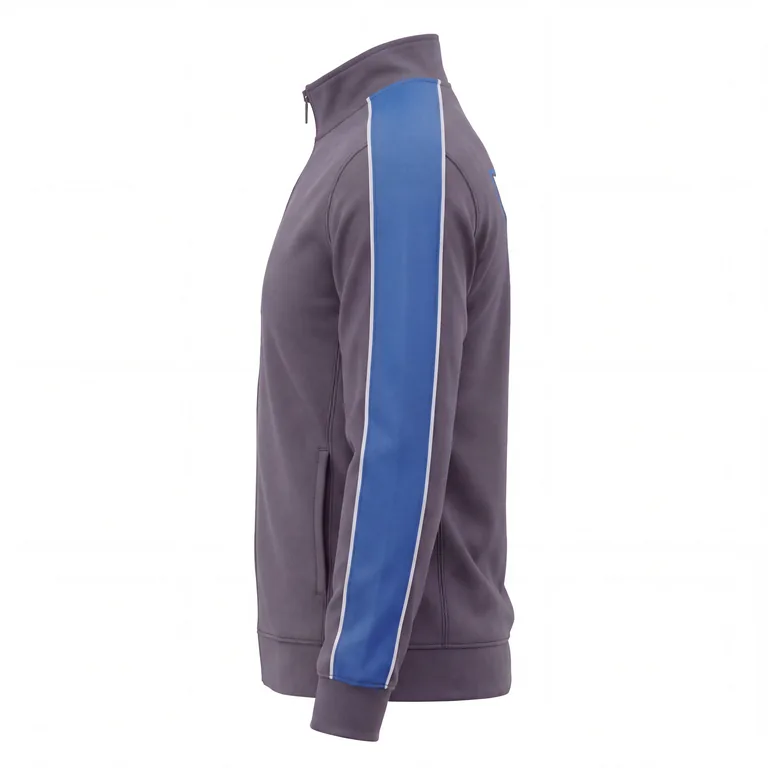 Custom esports warm-up jackets, right side view