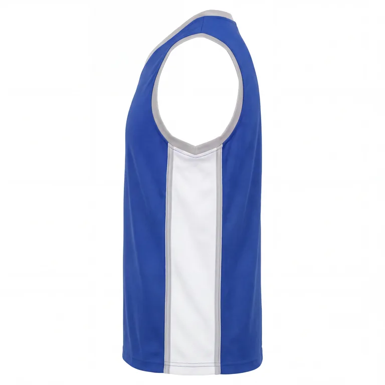 Custom flag football sleeveless game jerseys, right side view