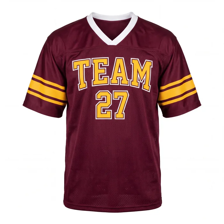 Custom football training jerseys, front view