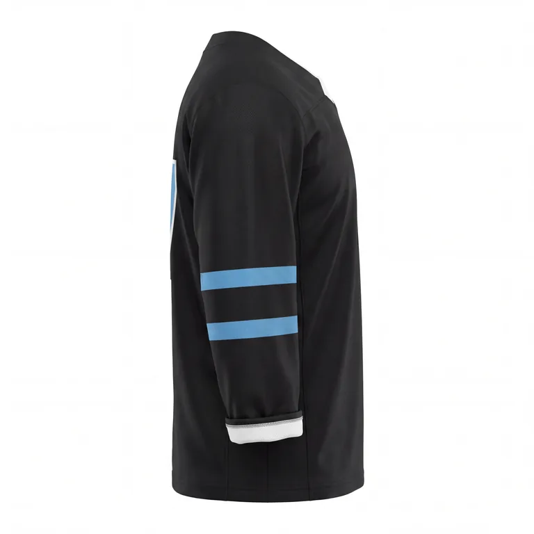 Custom ice hockey reversible jerseys, left side view