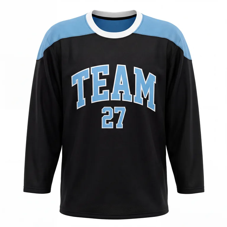 Custom ice hockey training jerseys, front view