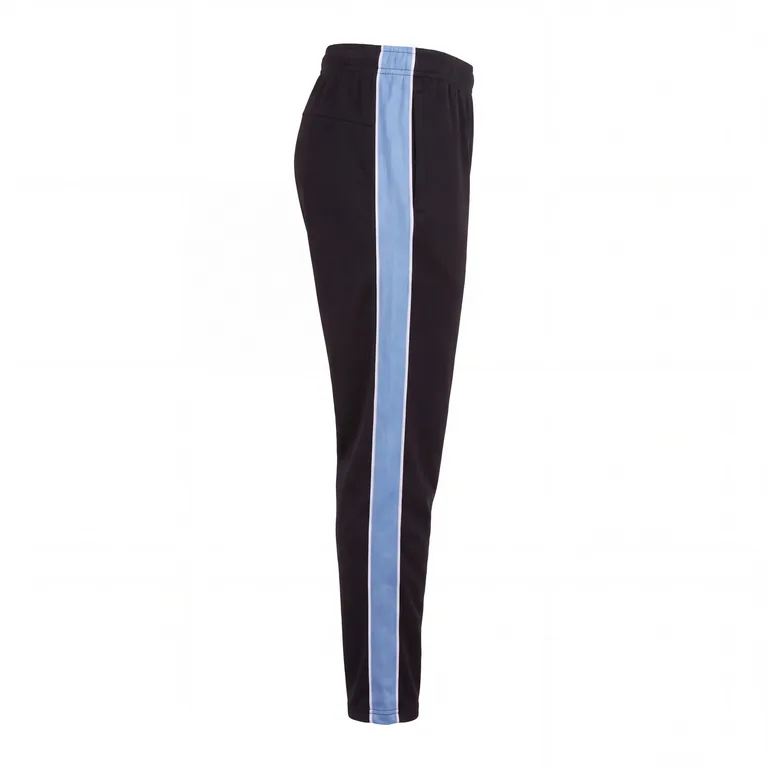 Custom ice hockey warm-up pants, right side view