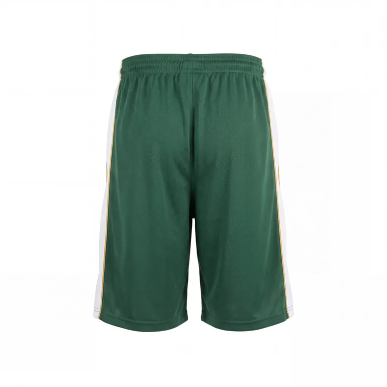 Custom lacrosse game shorts, back view