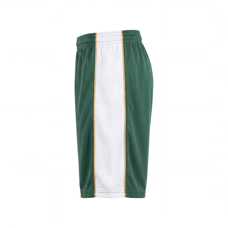 Custom lacrosse game shorts, right side view