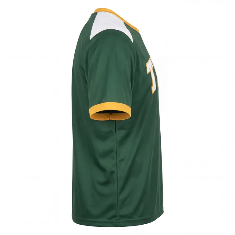 Custom lacrosse warm-up shooter shirts, left side view