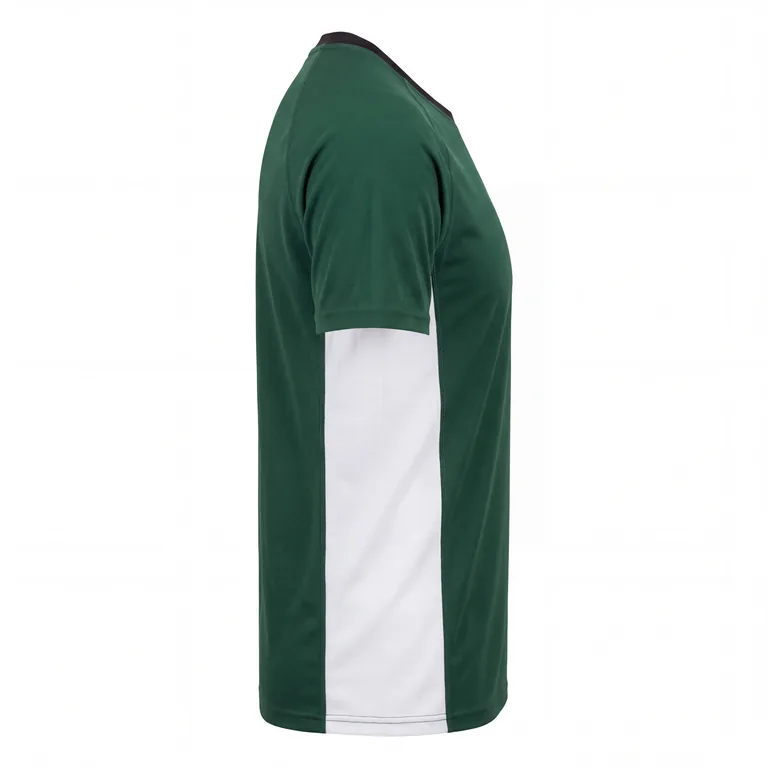 Custom rugby training jerseys, left side view