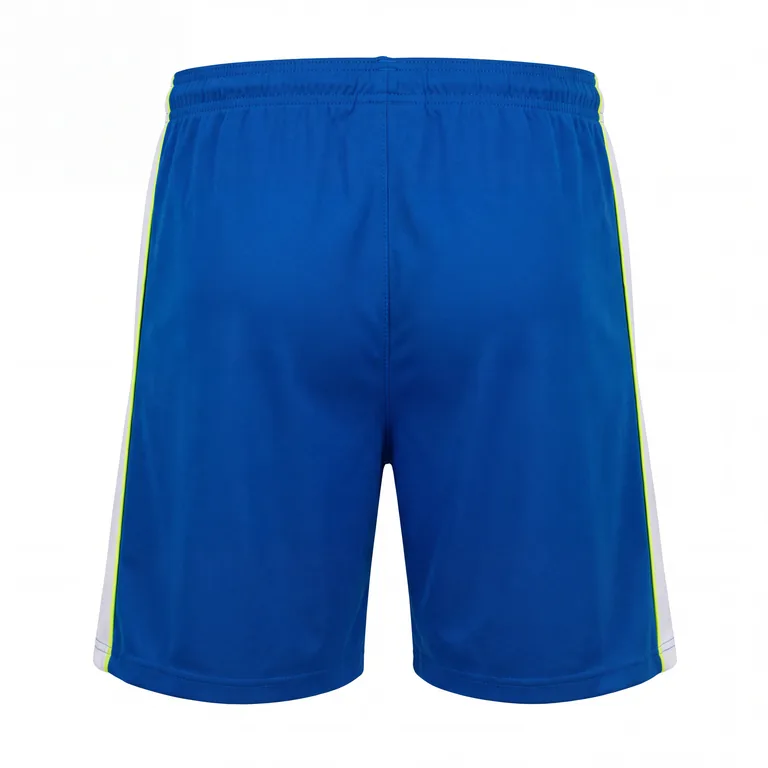 Custom soccer match shorts, back view