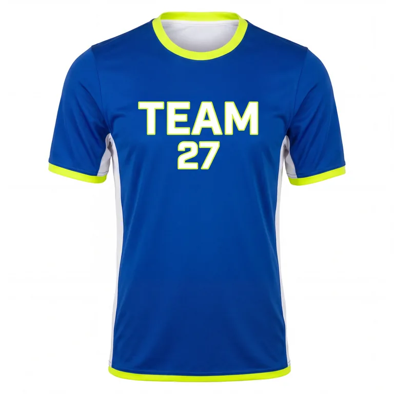 Custom soccer reversible jerseys, front view