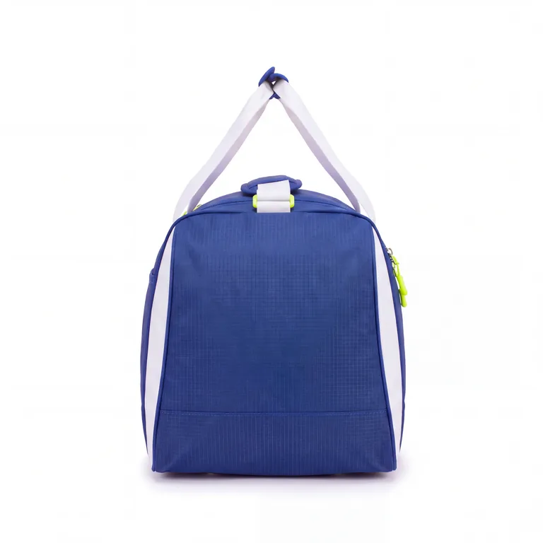 Custom soccer team duffel bags, right side view