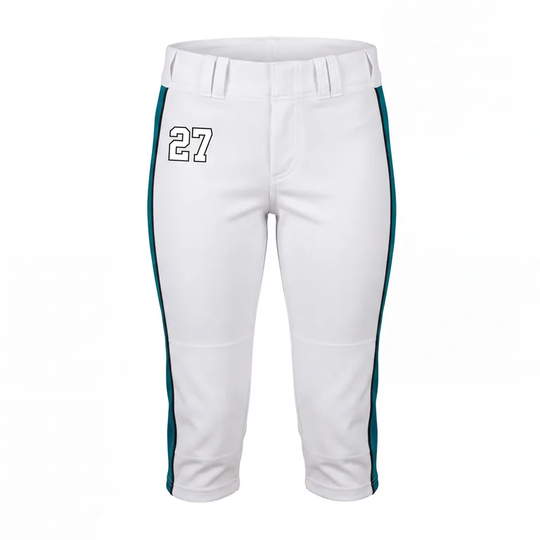 Custom softball standard knickers, front view
