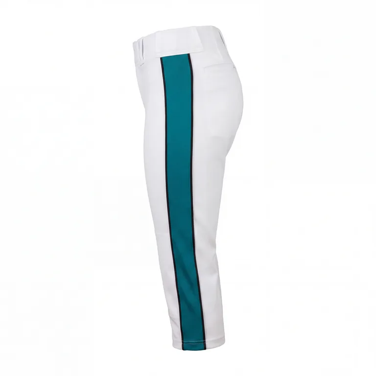 Custom softball standard knickers, left side view