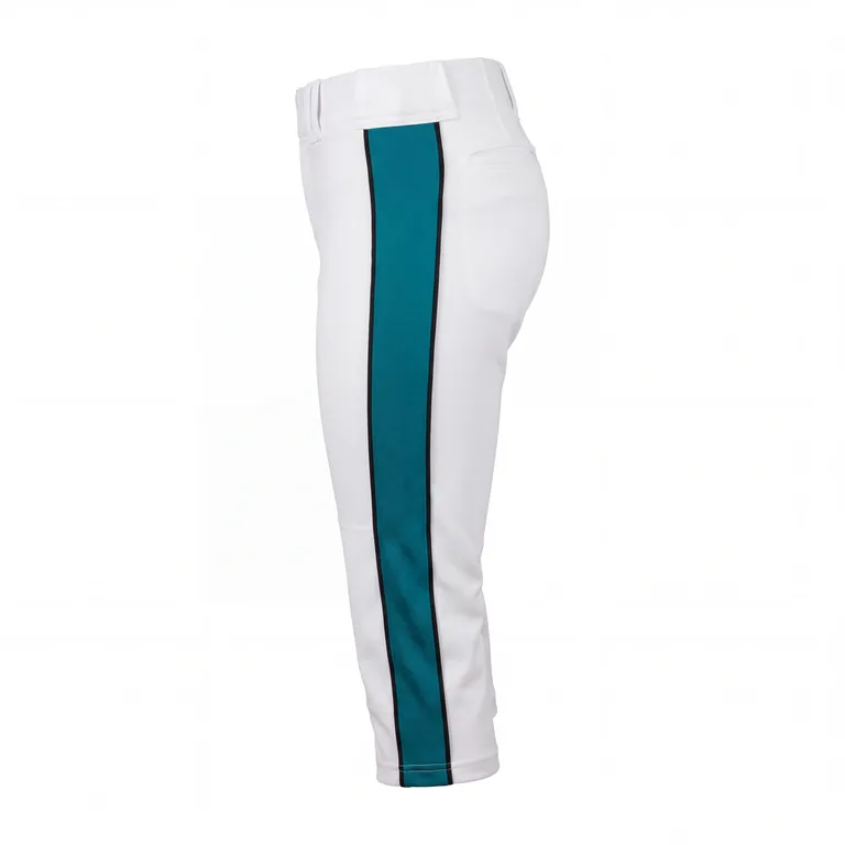 Custom softball standard knickers, right side view