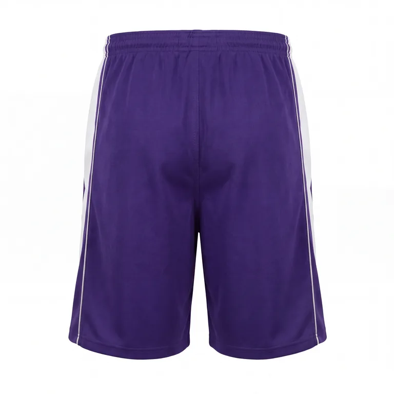 Custom volleyball athletic shorts, back view