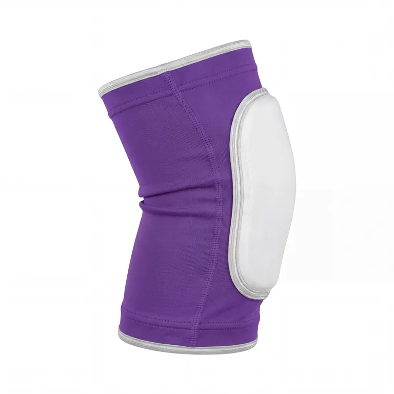 Custom volleyball knee pads, left side view