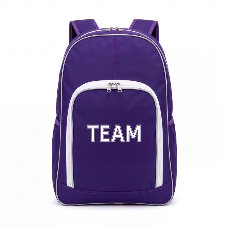 Custom volleyball team gear packs, front view