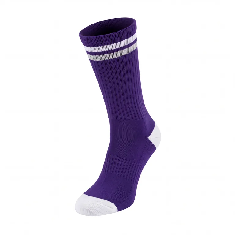Custom volleyball team socks, front view