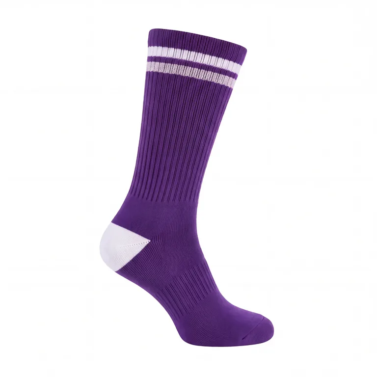 Custom volleyball team socks, right side view