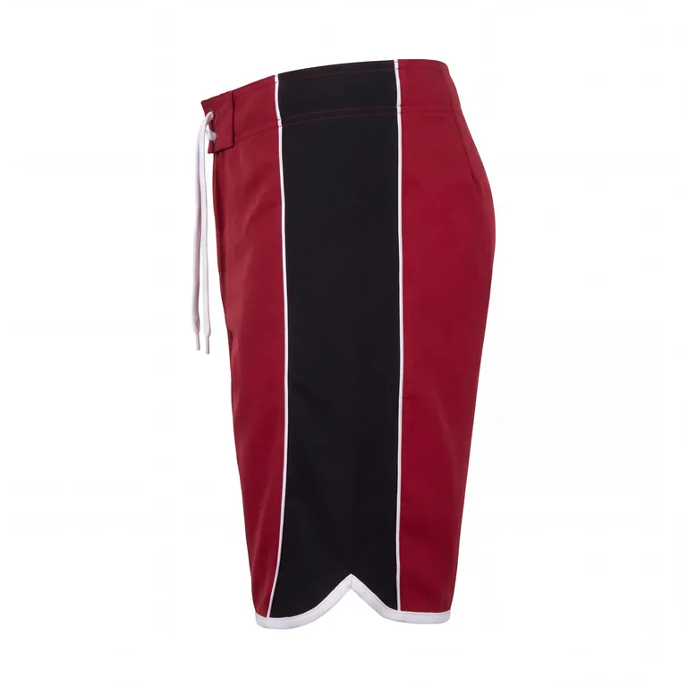 Custom wrestling board shorts, right side view