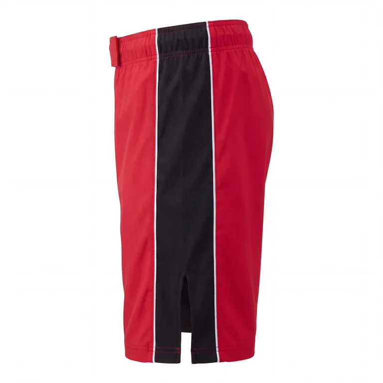 Custom wrestling fight shorts, right side view