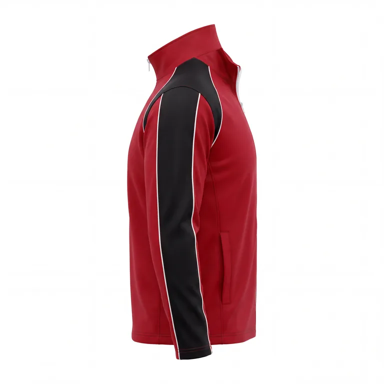 Custom wrestling full-zip warm-up jackets, right side view