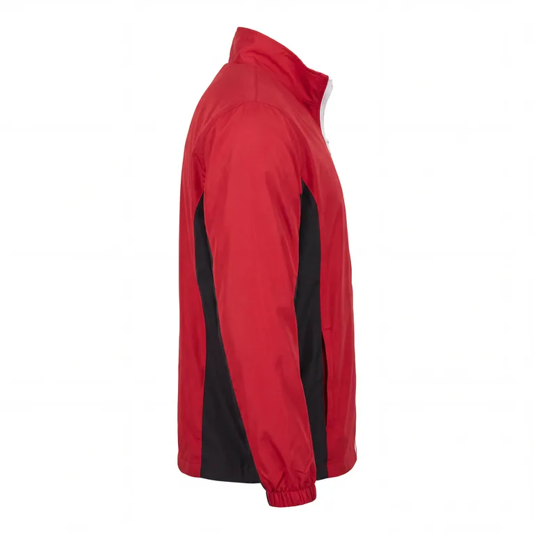 Custom wrestling lightweight warm-up jackets, left side view