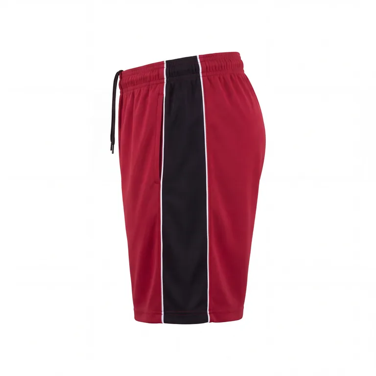 Custom wrestling practice shorts, right side view