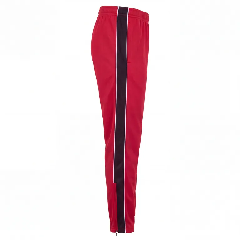 Custom wrestling warm-up pants, right side view