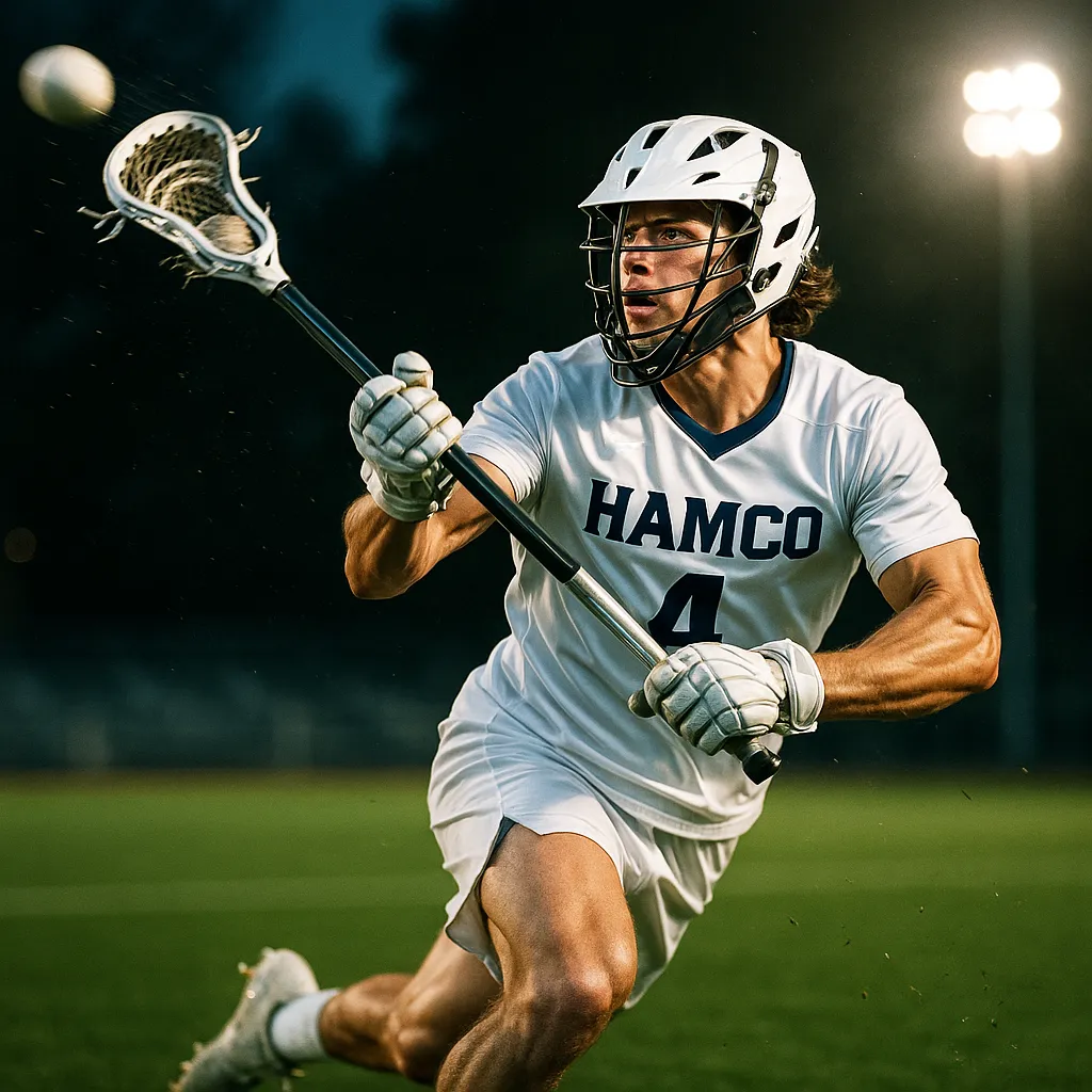 Custom lacrosse team uniforms made by Rivexo Athletics