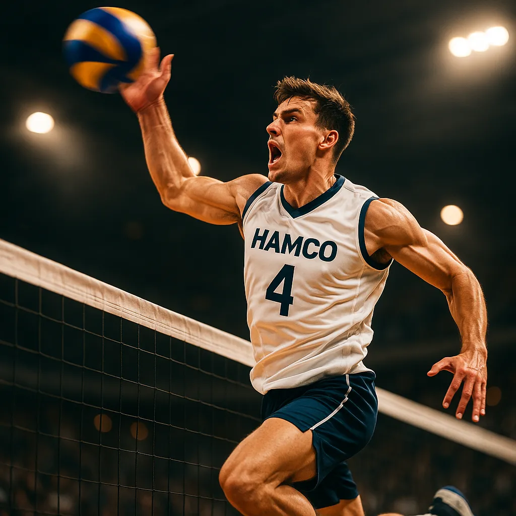 Custom volleyball team uniforms made by Rivexo Athletics